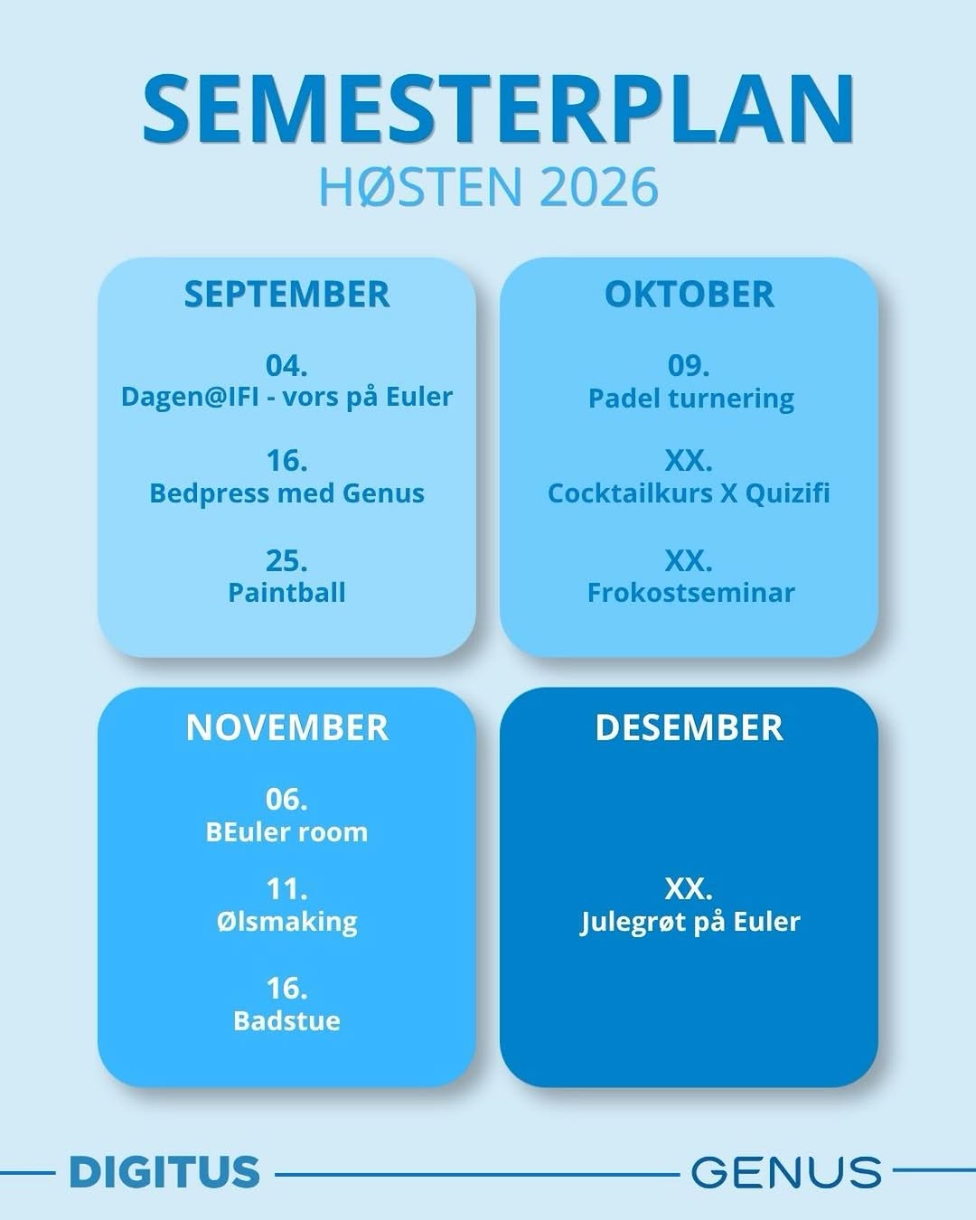 event plan